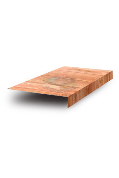 Планка карнизного свеса 200х30х2000-0.5 Кедр ECOSTEEL_T