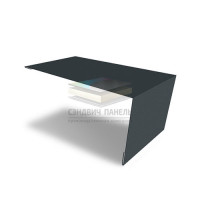 Планка мансардная-0,5 RAL7016 Velur X
