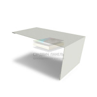 Планка мансардная-0,45 RAL9003 Полиэстер с пленкой