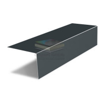 Планка на коньковый аэратор 30х20 Фартук S8 0,5 RAL7016 Drap TX