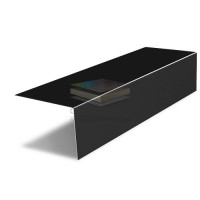 Планка на коньковый аэратор 30х20 Фартук S8 0,5 RAL9005 Drap TX