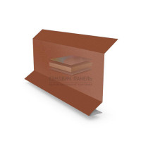 Планка примыкания 0,5 RAL8004 PurLite Matt