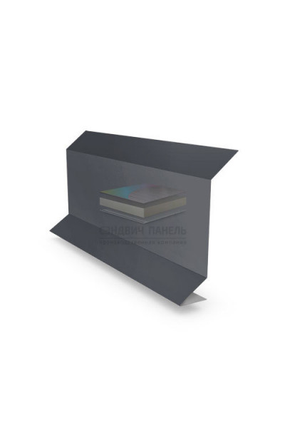 Планка примыкания 0,45 RAL7024 Drap TX