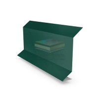 Планка примыкания 0,45 RAL6005 Полиэстер с пленкой
