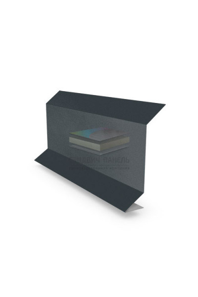 Планка примыкания 0,5 RAL7016 Satin Matt