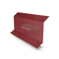 Планка примыкания 0,5 RAL3011 Satin с пленкой