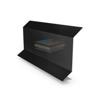 Планка примыкания 0,45 RAL9005 Полиэстер с пленкой