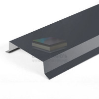 Парапетная крышка прямая 250мм 0,5 Окрашенный Rooftop Matte