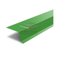 Планка капельник 100х55х2000-0.5 RAL6018 Полиэстер