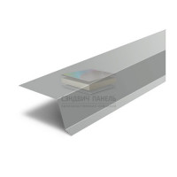 Планка капельник 100х55х2000-0.45 RAL9006 Полиэстер