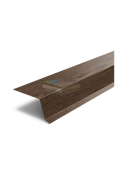 Планка капельник 100х55х2000-0.5 Мореный Дуб ECOSTEEL_MA