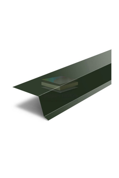Планка капельник 100х55х2000-0.45 RAL6007 Viking