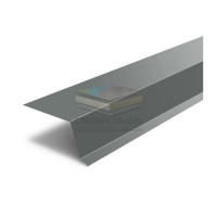 Планка капельник 100х55х2000-0.45 RAL7005 Полиэстер