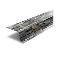 Планка капельник 100х55х2000-0.5 Белый Камень ECOSTEEL