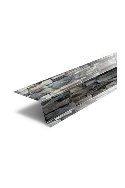 Планка капельник 100х55х2000-0.5 Белый Камень ECOSTEEL