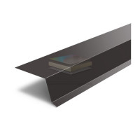 Планка капельник 100х55х2000-0.5 RAL8019 Viking E