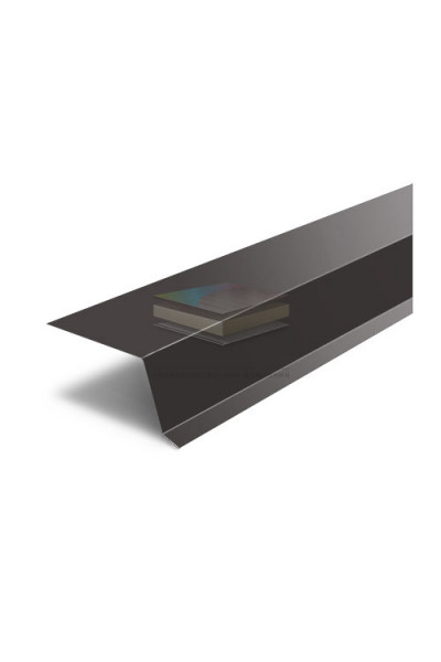 Планка капельник 100х55х2000-0.5 RAL8019 Viking E