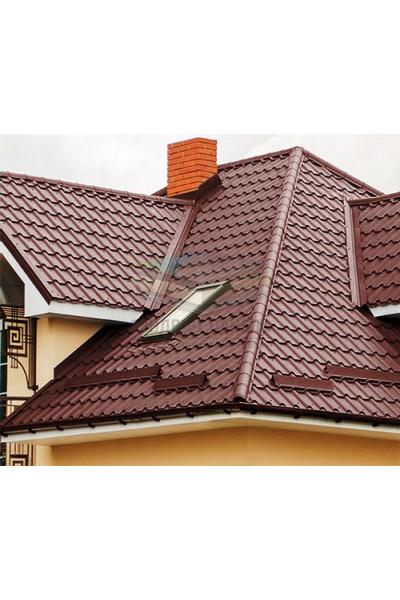 Планка конька круглого R110х2000-0.5 RR29 PURETAN