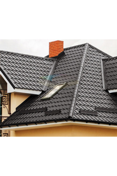 Планка конька круглого R110х2000-0.5 RR32 Viking E