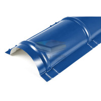 Планка конька круглого R110х2000-0.5 RAL5005 Norman