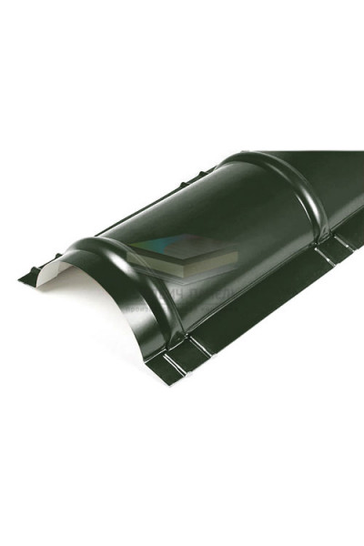 Планка конька круглого R110х2000-0.5 RAL6007 Viking E