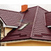 Планка конька круглого R110х2000-0.5 RAL3005 PURMAN