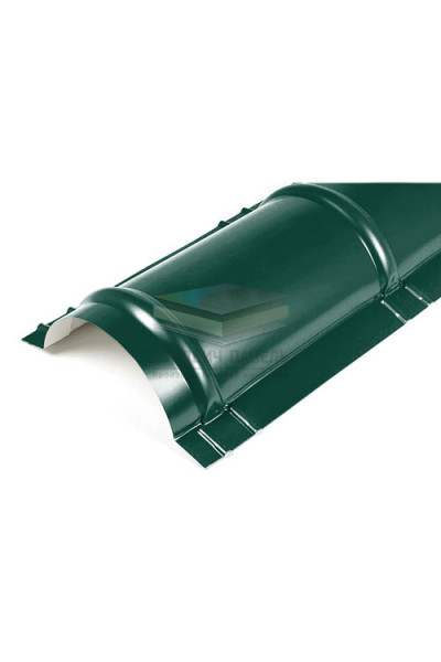 Планка конька круглого R110х2000-0.5 RAL6005 Полиэстер