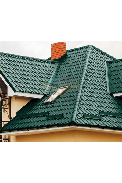Планка конька круглого R110х2000-0.5 RAL6005 Полиэстер