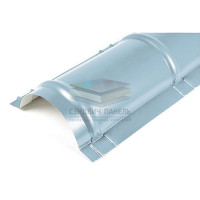 Планка конька круглого R110х2000-0.5 Met.Blue Призма