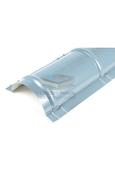 Планка конька круглого R110х2000-0.5 Met.Blue Призма