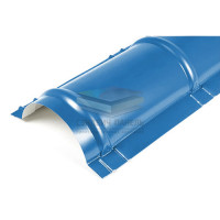 Планка конька круглого R110х2000-0.5 RAL5015 Norman