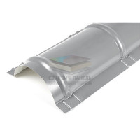 Планка конька круглого R110х2000-0.5 RAL7004 Полиэстер
