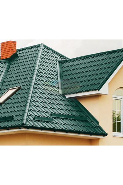 Планка примыкания верхняя 250х147х2000-0.5 RAL6005 Viking E