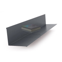 Планка примыкания верхняя 250х147х2000-0.5 RAL7024 Norman