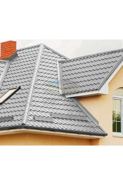 Планка примыкания верхняя 250х147х2000-0.5 RAL9006 Norman