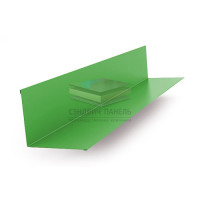 Планка примыкания верхняя 250х147х2000-0.5 RAL6018 Norman