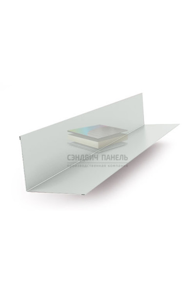 Планка примыкания верхняя 250х147х2000-0.5 RAL7035 Полиэстер