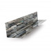 Планка примыкания верхняя 250х147х2000-0.5 БелыйКамень ECOSTEEL