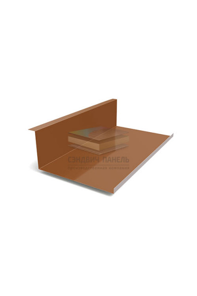 Планка примыкания нижняя 250х122х2000-0.5 Argillite PURMAN