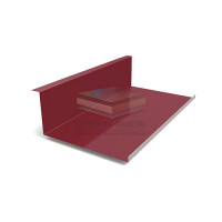 Планка примыкания нижняя 250х122х2000-0.5 RAL3005 Norman