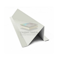 Планка снегозадержания-0,5 RAL9003 Satin с пленкой