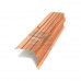 Планка торцевая 90х115х2000-0.5 Кедр ECOSTEEL_T