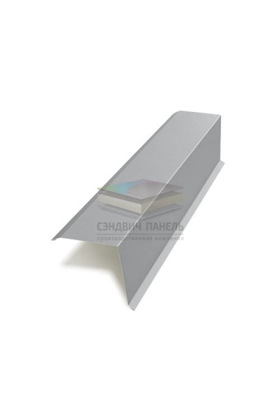 Планка торцевая 135х145х2000-0.5 RAL7004 Norman