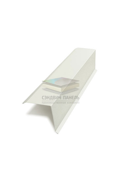 Планка торцевая 135х145х2000-0.5 RAL9010 Призма