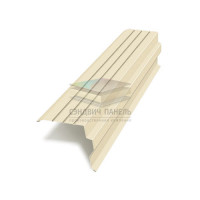 Планка торцевая 90х115х2000-0.5 RAL1015 Пластизол