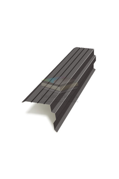 Планка торцевая 90х115х2000-0.5 RAL8019 Viking E