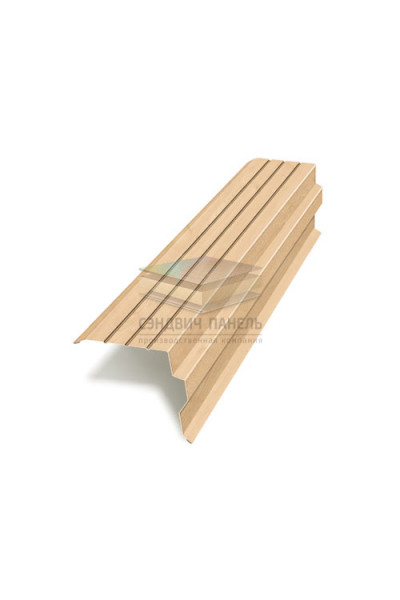 Планка торцевая 90х115х2000-0.5 Клен ECOSTEEL
