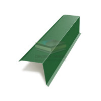 Планка торцевая 95х120х2000-0.45 RAL6002 Полиэстер