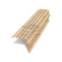 Планка торцевая 90х115х2000-0.5 Сосна ECOSTEEL