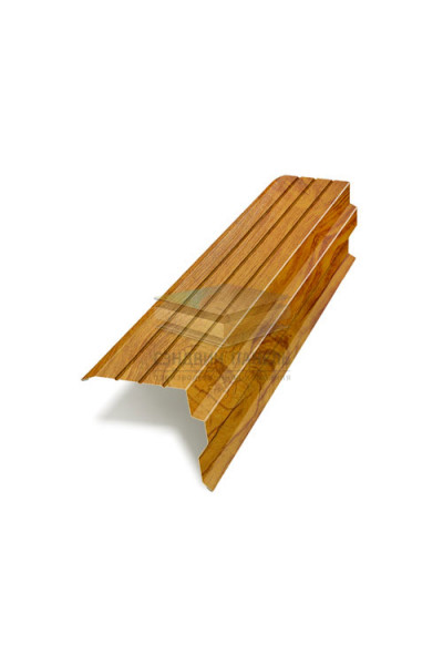 Планка торцевая 90х115х2000-0.5 ЗолотойДуб ECOSTEEL_T